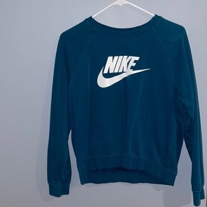 Emerald green Nike Crewneck